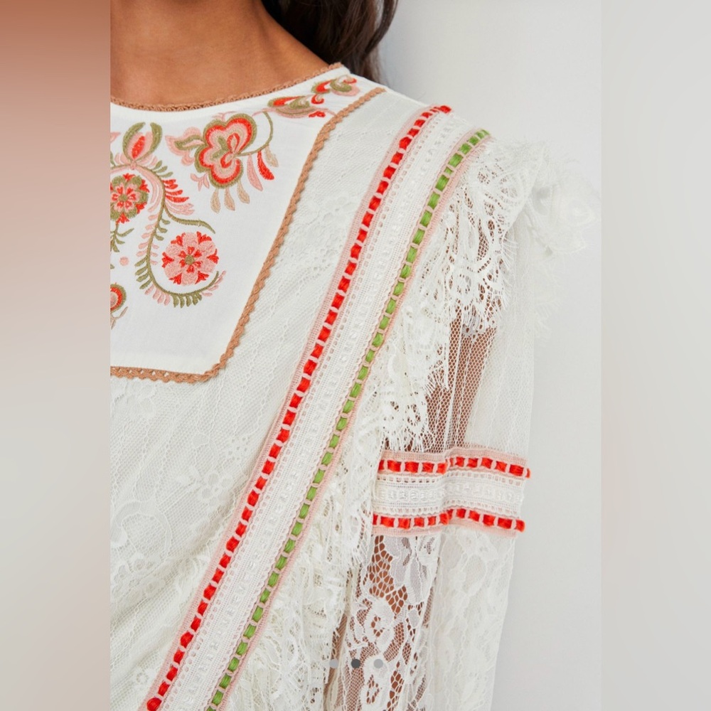 Anthropologie • Blink London Talia Lace Top - Picture 2 of 10